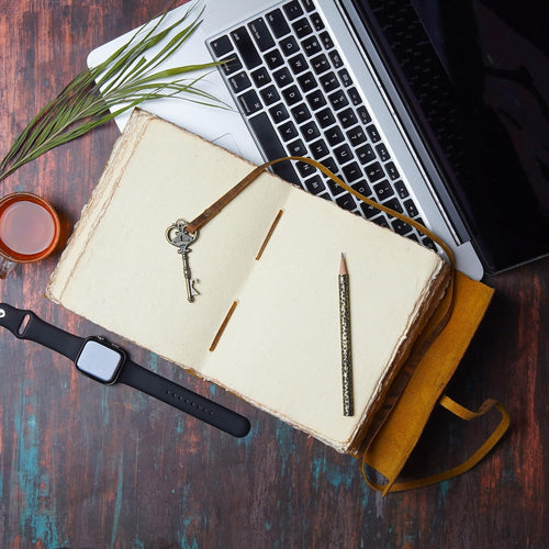 1 Vintage Handmade Leather Journal